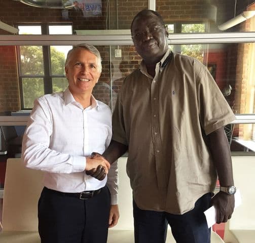 Wade Coye handshake